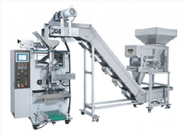 Conveyor Feeding System Vertical Form-Fill-Seal Machine