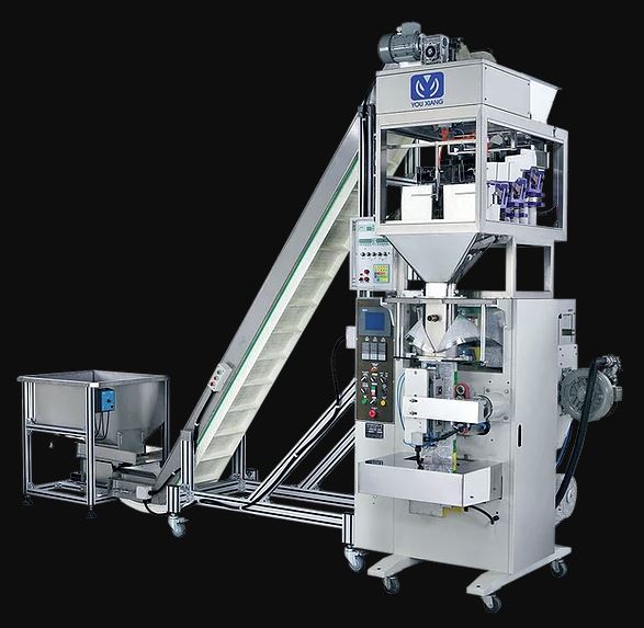 Conveyer Feeding System Vertical Form-Fill-Seal Machine