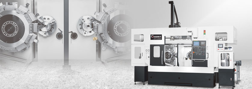PARALLEL TWIN-SPINDLE CNC TURNING CENTER GTH-2000